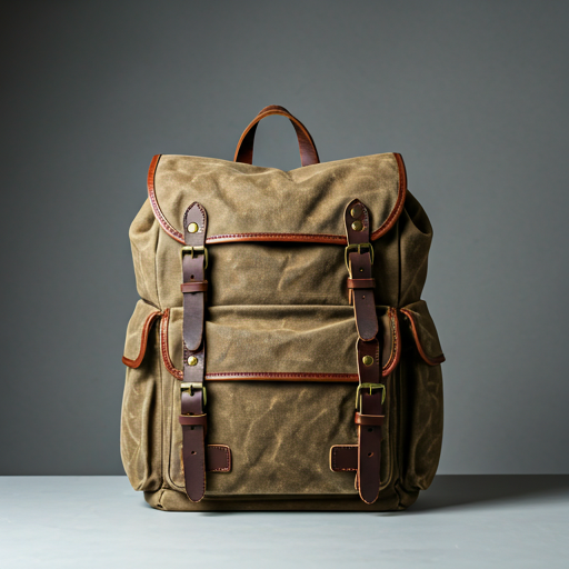Canvas rucksack