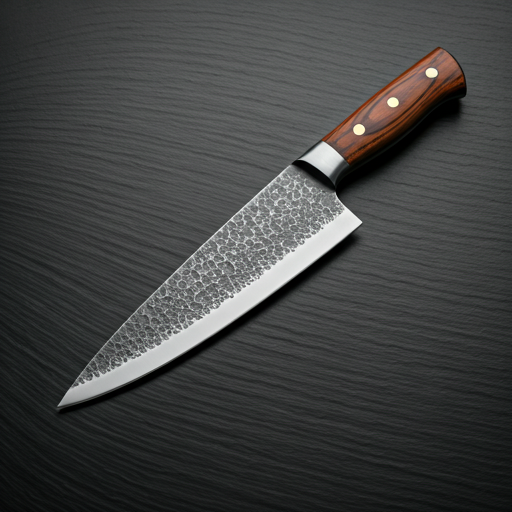 Hand-forged chef knife